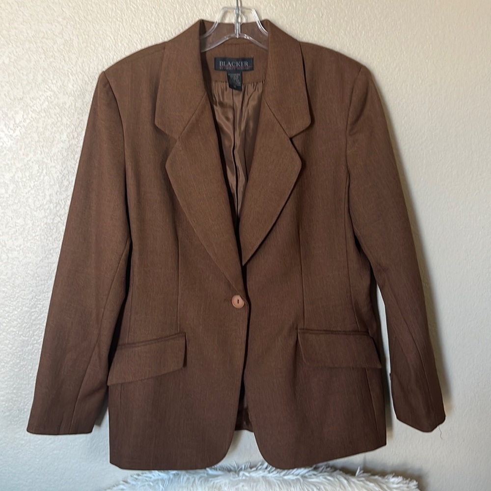 Blacker brown Blazer sz 16